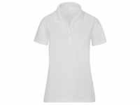 Trigema Poloshirt TRIGEMA Poloshirt aus Baumwolle (1-tlg), weiß