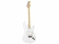 Fender E-Gitarre, Player Stratocaster MN Polar White - E-Gitarre