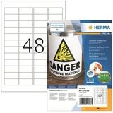 HERMA Etikett HERMA Etik. A4 Outdoor Klebefolie wei&szlig; 45,7x21,2mm 1920 St.