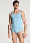 CALIDA Tanktop Twisted Cotton Pure Cotton, Feinripp-Qualit&auml;t, Rundhals-Ausschnitt