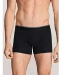 CALIDA Boxer Pure & Style Herren (1-St) mit maskulinem Nadelzug, stoff&uuml;berzogener