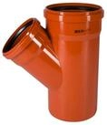 KLASEBO&reg; KG-Rohr KG Rohr Abzweig DN 200/160, 45 Grad, Kanalrohr