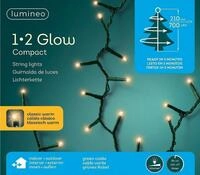 Lumineo LED-Lichterkette Lumineo Lichterkette 1-2 Glow Compact 700 LED 2,1 m