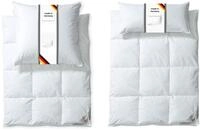 RIBECO Federbettdecke + Federkissen Laram, 2-tlg. Naturprodukt zum TOP-Preis!,