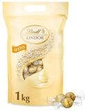Lindt LINDOR Schokolade 1kg Kugeln Wei&szlig; Beutel Schokolade Pralinen Wei&szlig;e Schoko