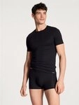 CALIDA Boxer Evolution Herren (1-St) stoffbezogener Gummibund, aus seidig-weicher