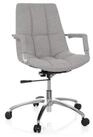 hjh OFFICE Drehstuhl Home Office B&uuml;rostuhl Saranto Stoff mit Armlehnen (1 St),