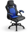 Juskys Gaming-Stuhl Montreal, Ergonomisch geformte Sitzfl&auml;che, R&uuml;ckenlehne und