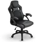 Juskys Gaming-Stuhl Montreal, Ergonomisch geformte Sitzfl&auml;che, R&uuml;ckenlehne und