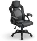 Juskys Gaming-Stuhl Montreal, Ergonomisch geformte Sitzfl&auml;che, R&uuml;ckenlehne und