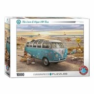 EUROGRAPHICS Puzzle Love & Hope VW Bus, 1000 Puzzleteile