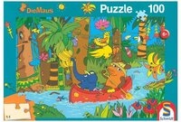 Schmidt Spiele Puzzle Puzzle - Die Maus: Im Dschungel (100 Teile), Puzzleteile
