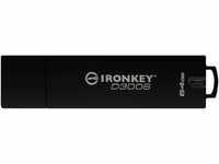 Kingston IRONKEY D300S 64GB USB-Stick (USB 3.1, Lesegeschwindigkeit 250 MB/s)