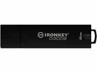 Kingston IRONKEY D300S 8GB USB-Stick (USB 3.1, Lesegeschwindigkeit 165 MB/s)