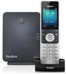 Yealink Yealink Telefon W53P silber schwarz, schnurlos Basis IP Telefon VoIP