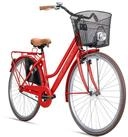 bergsteiger Cityrad Amsterdam 26, 28 Zoll Damenfahrrad, ab 150 cm, Korb, 1 Gang,