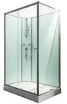 Schulte Komplettdusche Ibiza, BxT: 90x140 cm, Sicherheitsglas, Komplett Set mit