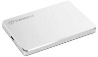 Transcend HDD externe Festplatte StoreJet 25C3 2,5 Zoll 1TB USB Typ C silber...