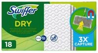 Swiffer Ersatzscherkopf Swiffer Trocken Wischt&uuml;cher Nachf&uuml;llpackung 18er mit