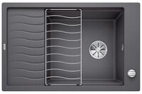 Blanco Einbausp&uuml;le ELON XL 6 S Einbausp&uuml;le SILGRANIT felsgrau 524835