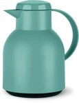 Emsa Isolierkanne Samba, 1 l, zeitloses Design, einfacher Knopfdruck, 24h kalt,...