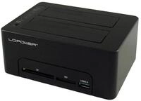 LC-Power LC-DOCK-U3-CR HDD docking station CF/SD card r Netzwerk-Switch
