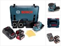Bosch Professional Akku-Schwingschleifer GSS 18V-10 18V + 2x Akku 5,0Ah +...
