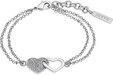 JETTE Armband, LOVED silberfarben