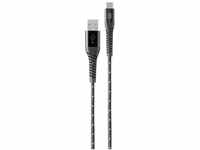 Cellularline Tetraforce Data Cable Strong 2m USB-A/ Typ-C Black (60282)...