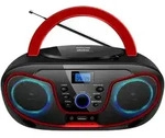 Silva Schneider MPC 19.4 USB CD-Radio UKW AUX, CD, USB Schwarz, Rot 210718 Radio