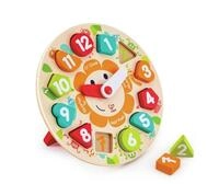 Toynamics Europe Puzzle Steckpuzzle Uhr / 13 Teile, 13 Puzzleteile