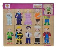 Puzzle Eichhorn 100005408 - Einlegepuzzle, Mix und Match, Puzzle mit 30 St...,