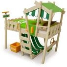 Wickey Kinderbett Crazy Hutty - Spielbett 90 x 200 cm, Etagenbett (Holzpaket aus