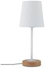 Paulmann Tischleuchte Neordic Stellan max.1x20W E27 Wei&szlig;/Holz 230V...