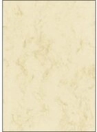 Sigel Designpapier Designpapier Marmor A4 90g/qm VE=100 Blatt beige