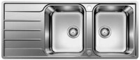 Blanco Edelstahlsp&uuml;le LEMIS 8 S-IF Edelstahl B&uuml;rstfinish, 116/50 cm