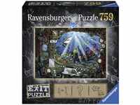Ravensburger Puzzle EXIT, 4: Im U-Boot, 759 Puzzleteile, Made in Germany, FSC®...