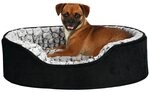 TRIXIE Hundebett Vital Bett Lino - schwarz/grau - 60 &times; 45 cm