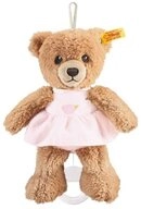 Steiff Spieluhr Schlaf Gut Bear B&auml;r B&auml;rchen Beige-Rosa 20 cm