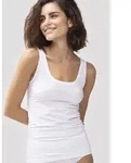 Mey Unterziehshirt Mey Damen Top Serie Superfine Organic Uni (1-St) wei&szlig; 38