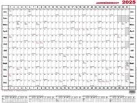 G&Uuml;SS Kalender Jahresplaner Jahres&uuml;bersicht 60x40cm quer im Versandrohr...