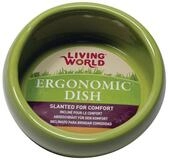 Living World Green Futternapf Ergonomischer Keramiknapf gr&uuml;n