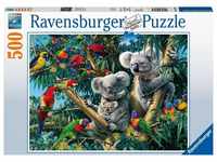 Ravensburger Puzzle Koalas im Baum - Puzzle mit 500 Teilen, 500 Puzzleteile
