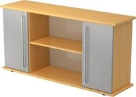 HAMMERBACHER Aktenschrank Sideboard SB 2OH 2 T&uuml;ren BxTxH 166,1x44,8x84cm Griff...