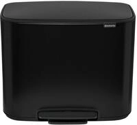 Brabantia M&uuml;lltrennsystem Bo Treteimer schwarz, 3 x 11 L