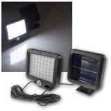 ChiliTec LED Solarleuchte LED Solar Fluter mit Bewegungsmelder 300lm, IP44