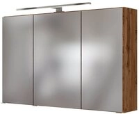 welltime Spiegelschrank Baabe Breite 100 cm, mit 3D-Effekt, dank 3 Spiegelt&uuml;ren