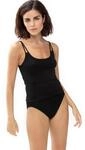 Spaghettitop MEY "Emotion", Damen, Gr. 36, schwarz, Feinripp, Obermaterial: 50%