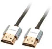 Lindy CROMO Slim High Speed HDMI Cable with Ethernet 41671 HDMI-Kabel, (1.00...