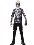 Rubie&acute;s Kost&uuml;m Fortnite Skull Trooper-Kost&uuml;m f&uuml;r Jugendliche Faschingskost&uuml;m